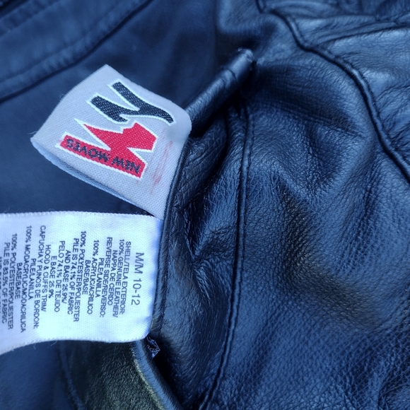 Reversible Girls Genuine Leather Jacket M (10-12) - Picture 11 of 11